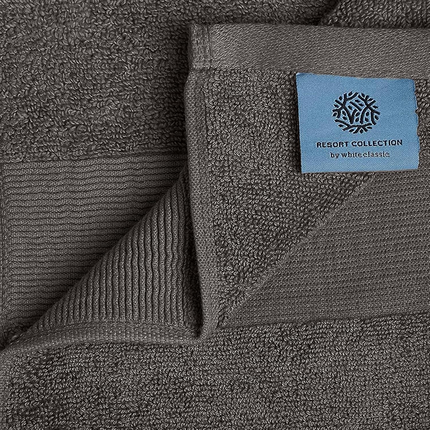 White Classic Resort Collection Soft Bath Towels