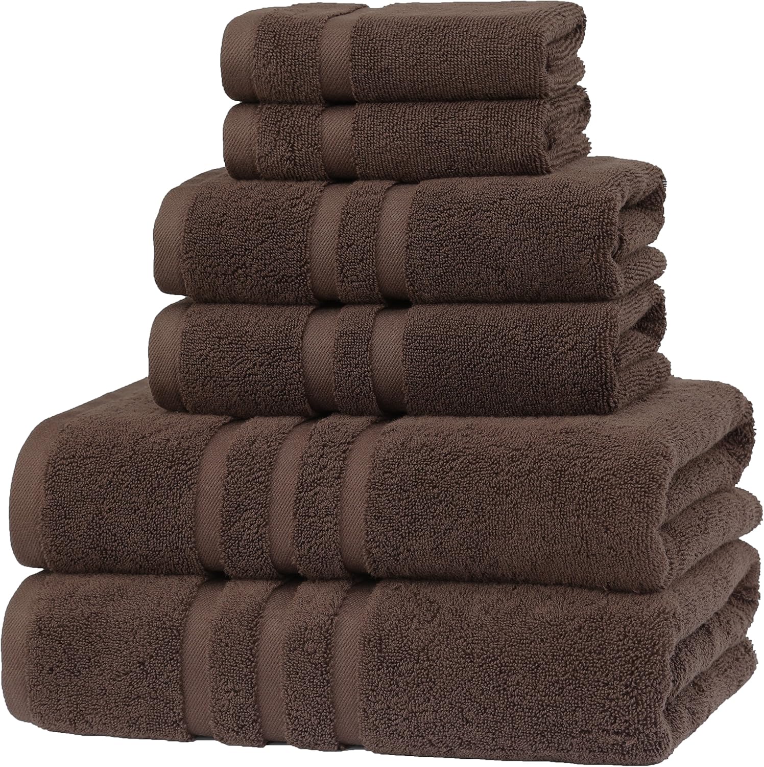 Veteran Textile 6-Piece Turkish Cotton Luxury Towel Set