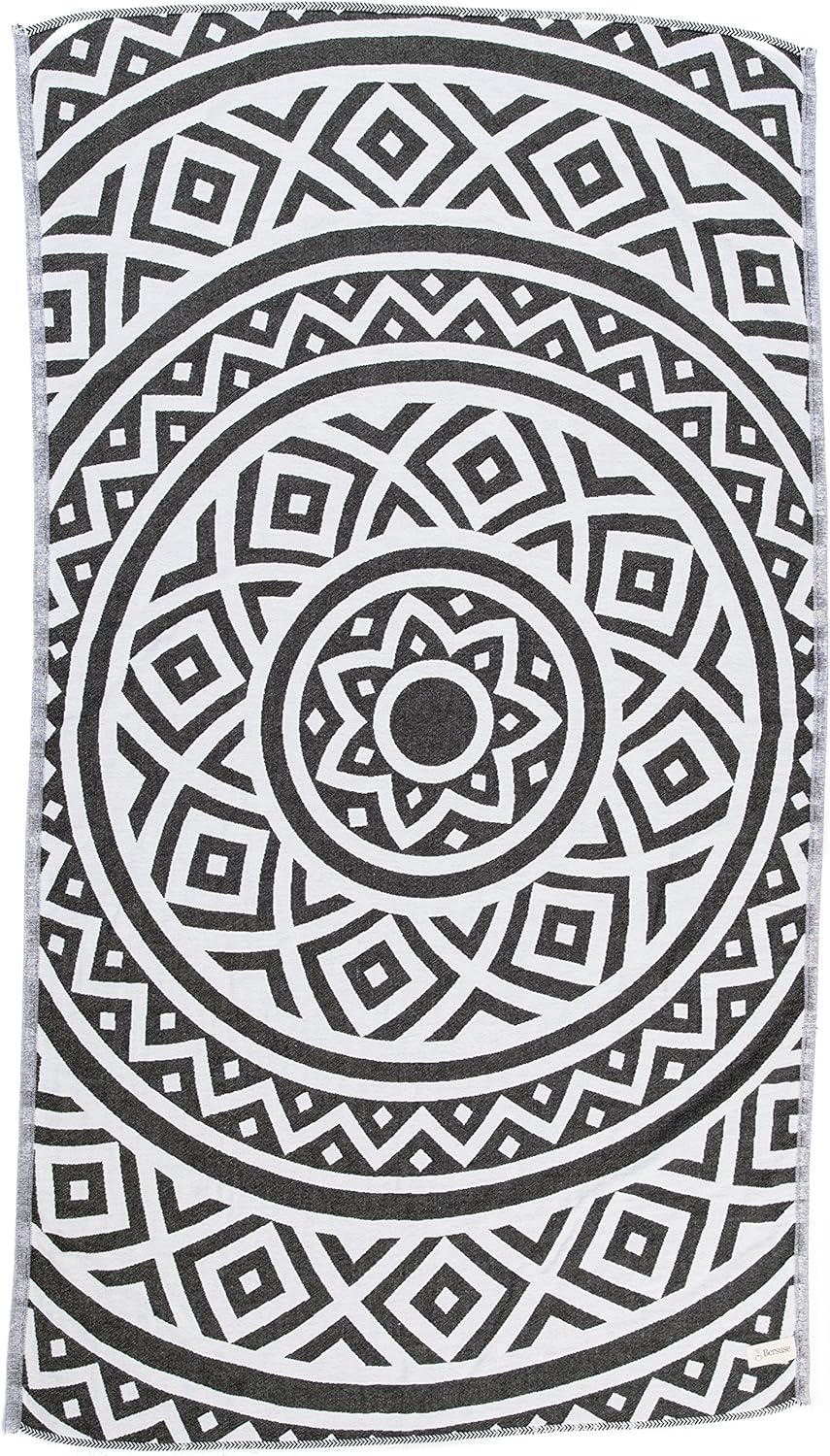 Bersuse 100 Cotton Turkish Beach Towel Set of 6