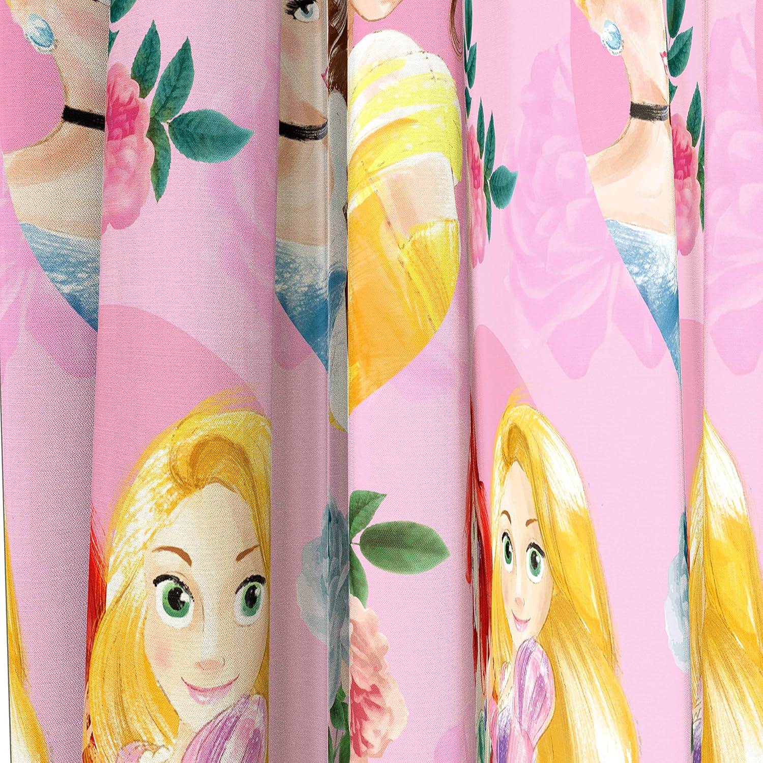 Jay Franco Disney Princess Sassy 84 Drapes 4 Piece Set