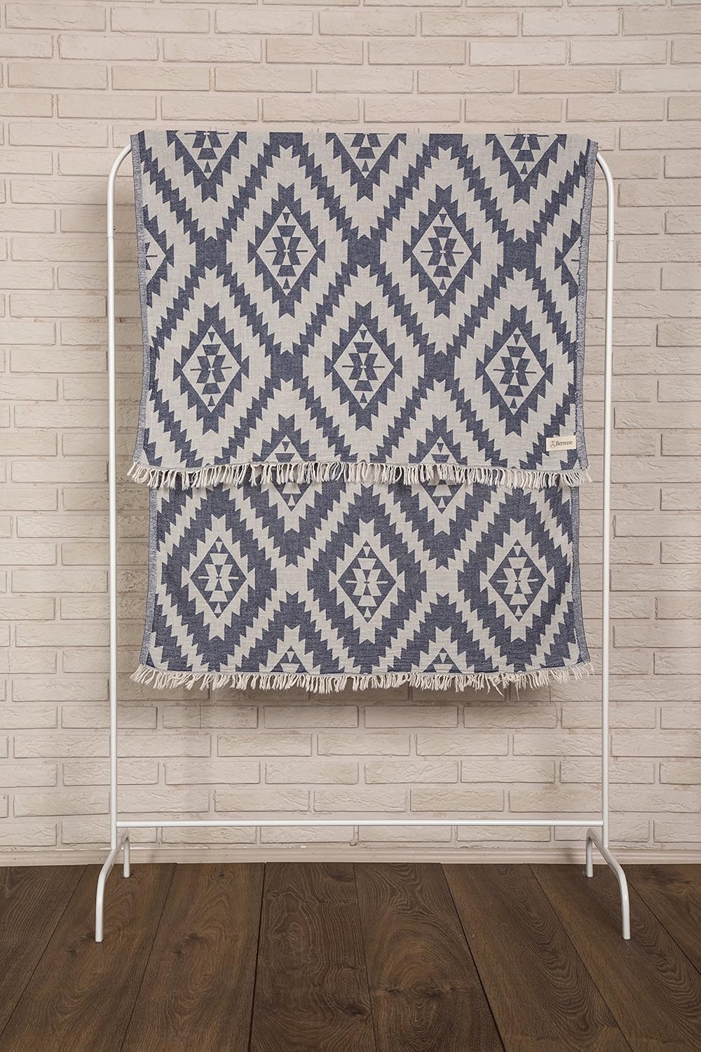 Bersuse Dark Blue Beach Towel Set of 3